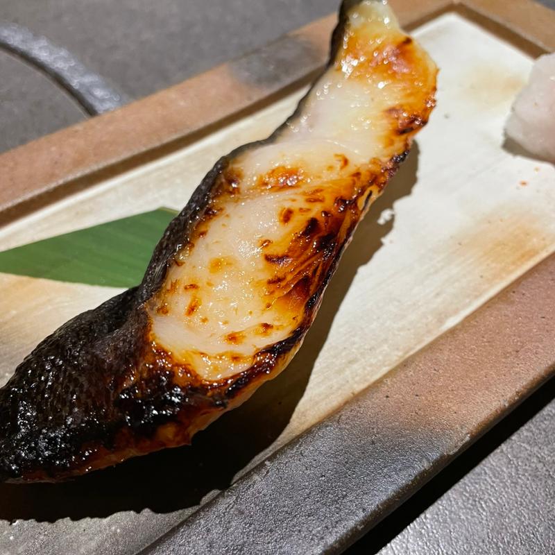 銀鱈の西京焼き(炭焼炉ばた くし路 すすきのビル店)