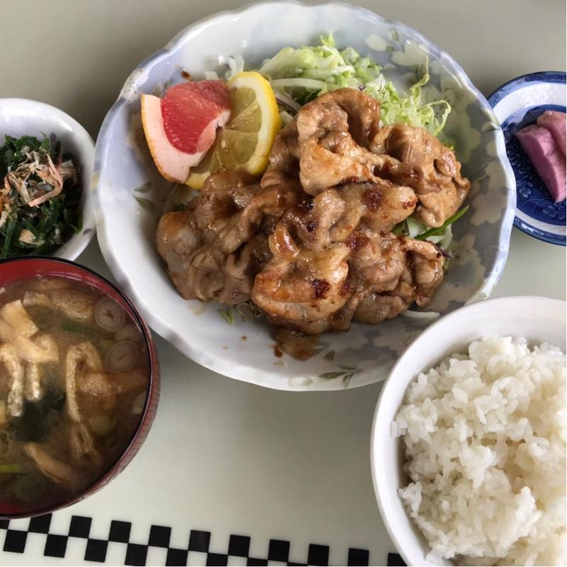 生姜焼き定食(シルクロード )