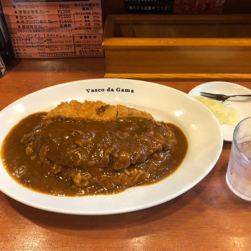カツカレー(ヴァスコ・ダ・ガマ 本店)