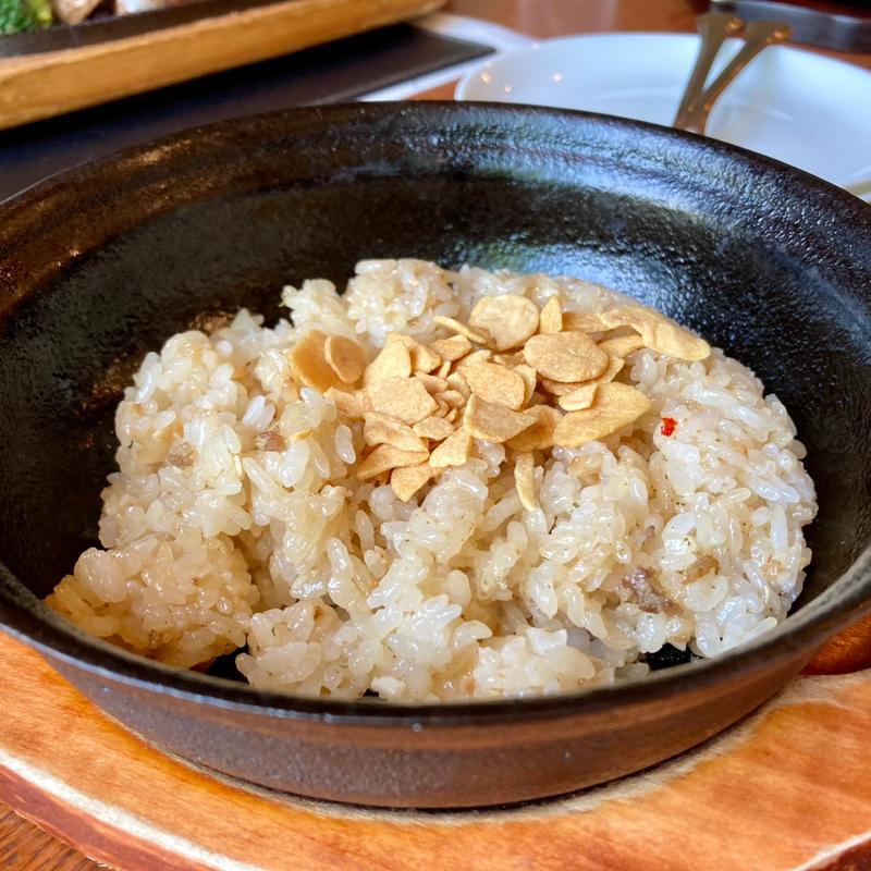 ガーリックライス(和牛ステーキ桜 那須高原店)