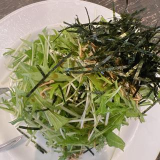 京菜と炒りジャコのハリハリサラダ(五大)