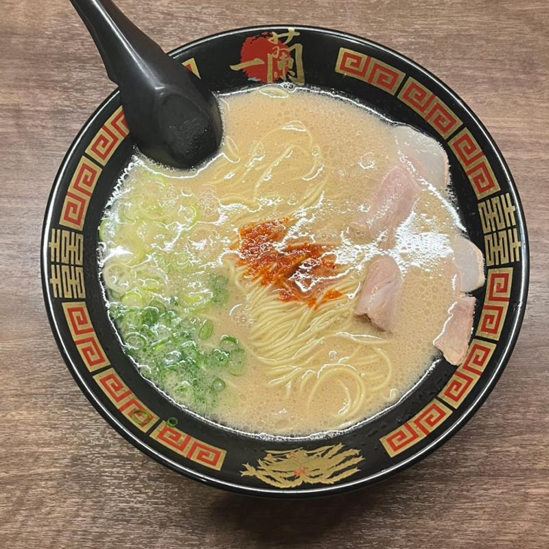 とんこつラーメン(一蘭 あべの店)