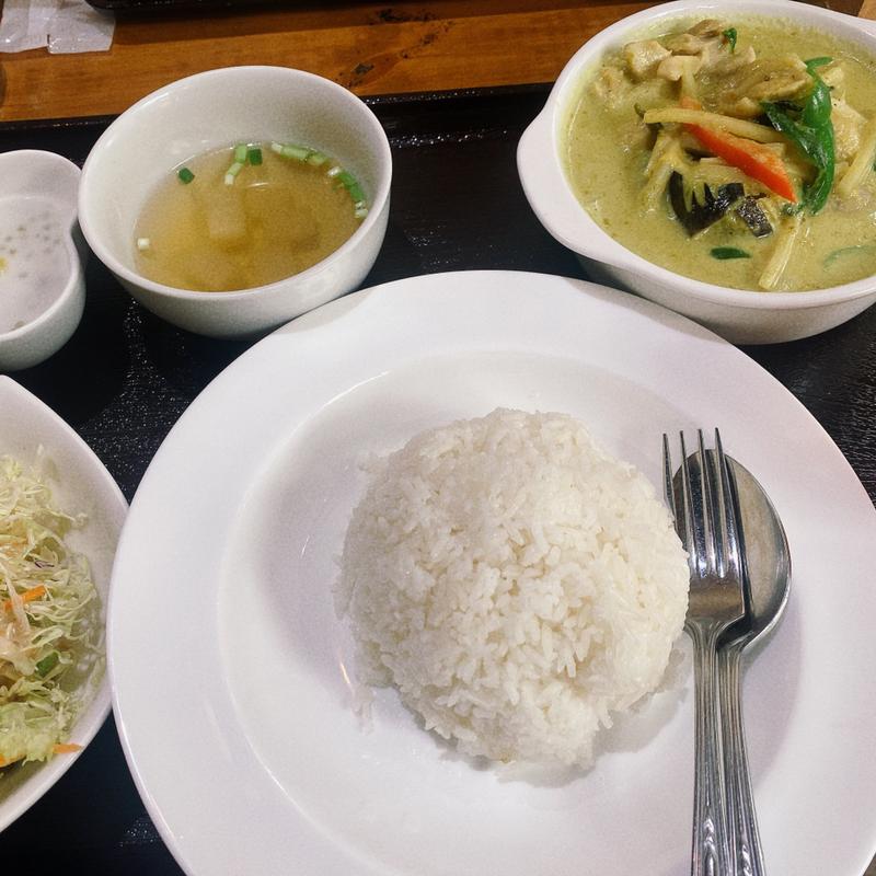 グリーンカレー(本格タイ料理 ガンエン溝口店)