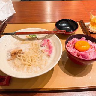 鶏白湯煮干しらぁ麺