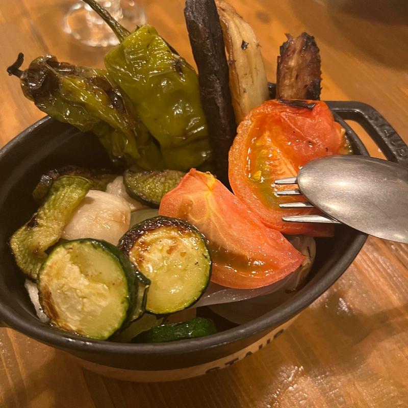 ご近所野菜の薪窯焼き(TRATTORIA PIZZERIA 207)