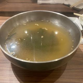わかめスープ ハーフ(肉屋のせがれ 焼にーくん)