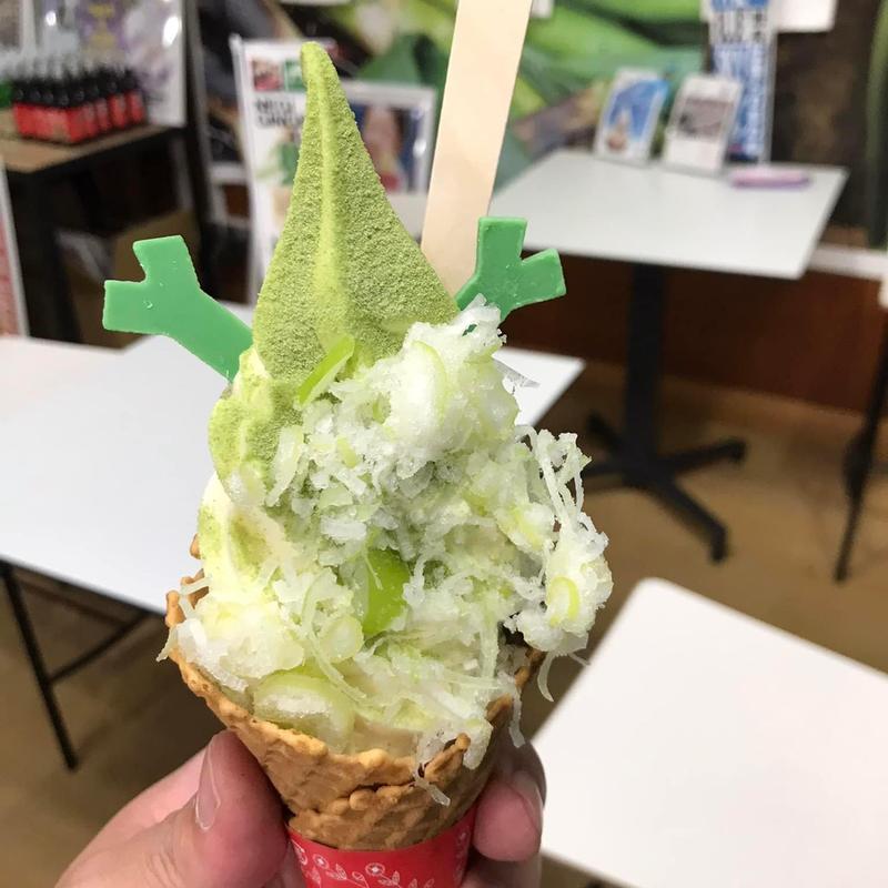 深谷ネギソフト(道の駅おかべ ふるさと物産センター )