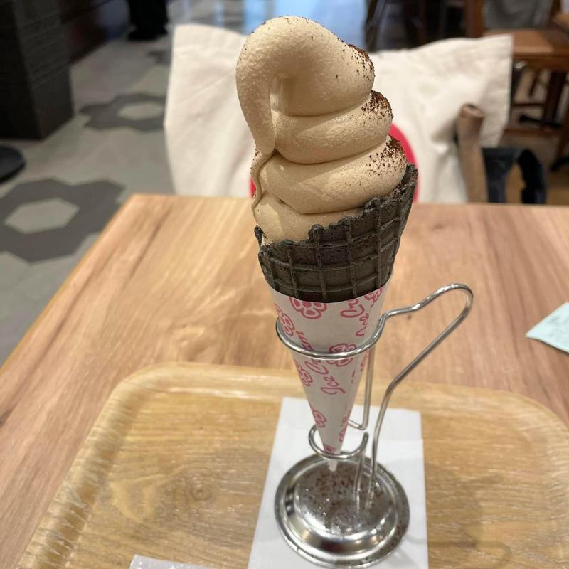 コーヒーソフトクリーム(チャオプレッソ 京都みやこみち店 （CAFFE CIAO PRESSO）)