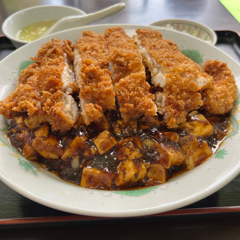 チキンカツマーボーセット(田記)