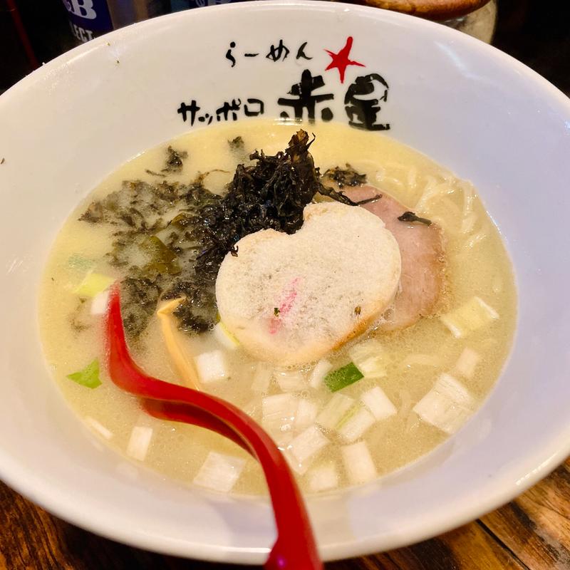 塩らーめん(らーめんサッポロ 赤星)