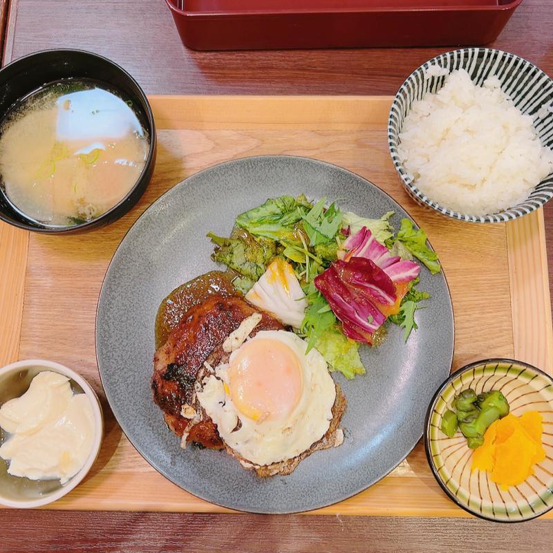 牛たんハンバーグ定食(たんとと和くら ニトリモール枚方店)