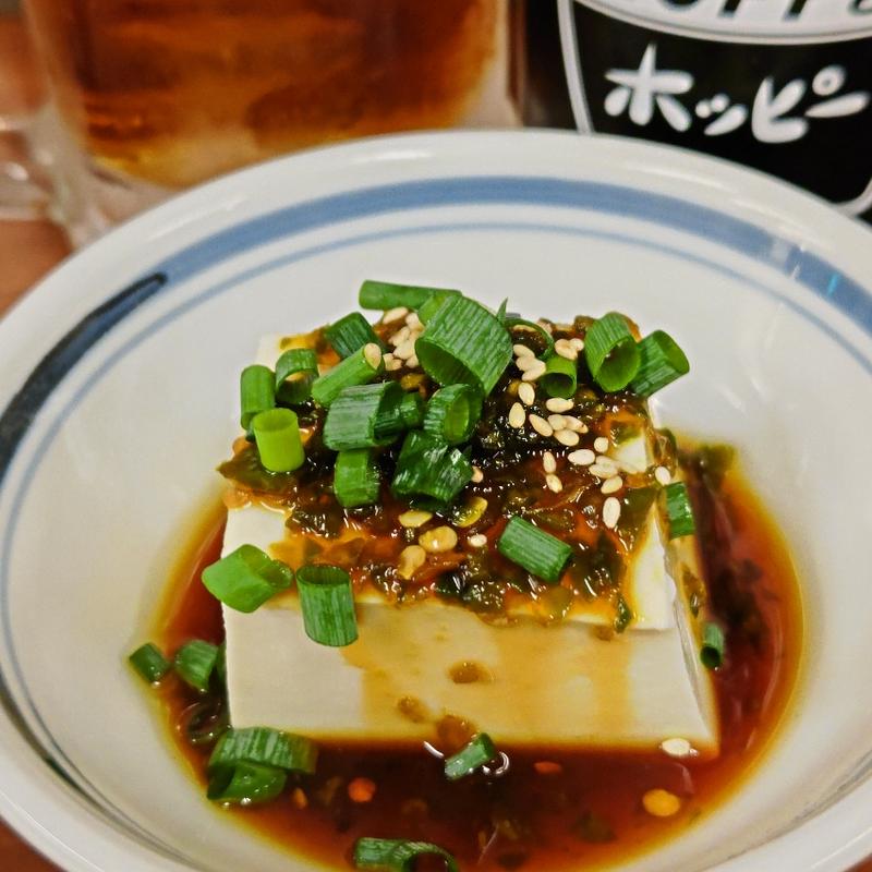 青唐辛子冷奴(焼き鳥かっぱ)