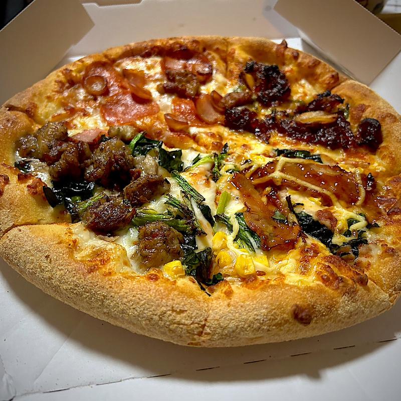 クワトロ・ミートマックス(M)(ドミノピザ 五橋店)