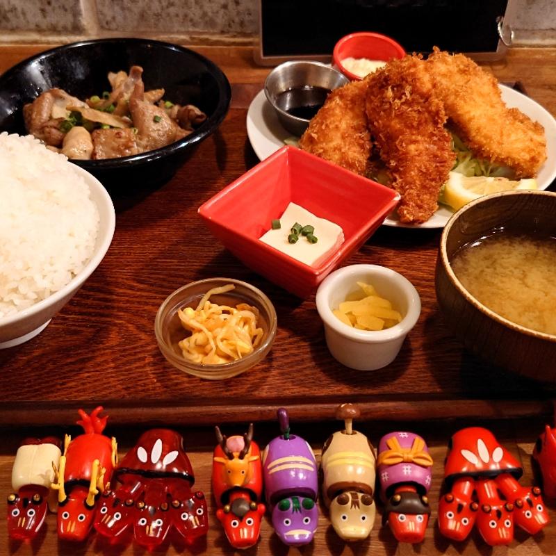 シン・ハーフ&ハーフ定食(フルカワ食堂３)