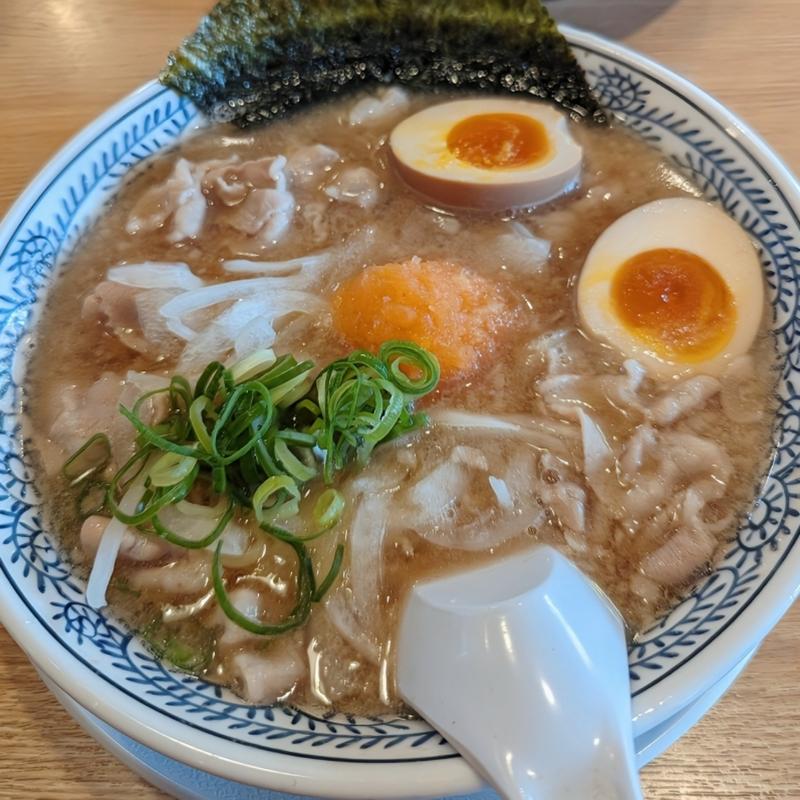 熟成醤油ラーメン味玉肉そば(丸源ラーメン 茨木店)