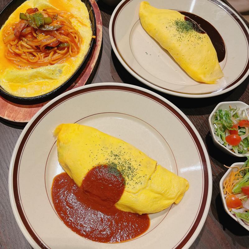 オムライスランチセット(麻里布珈琲ROSTER紙屋町店)