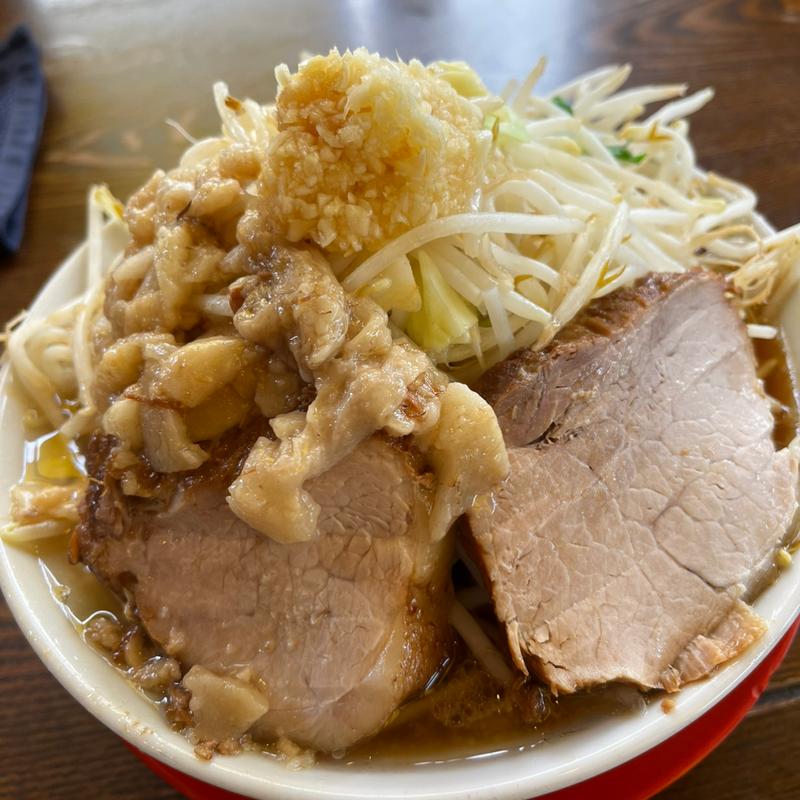 並（野菜ニンニクマシ・油少なめ）(ラーメン イエロー 新潟大学駅前店)