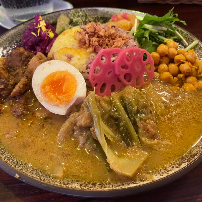 あいがけカレー(石村カリー)