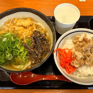 牛丼セット(いぶきうどん高円寺マシタ)