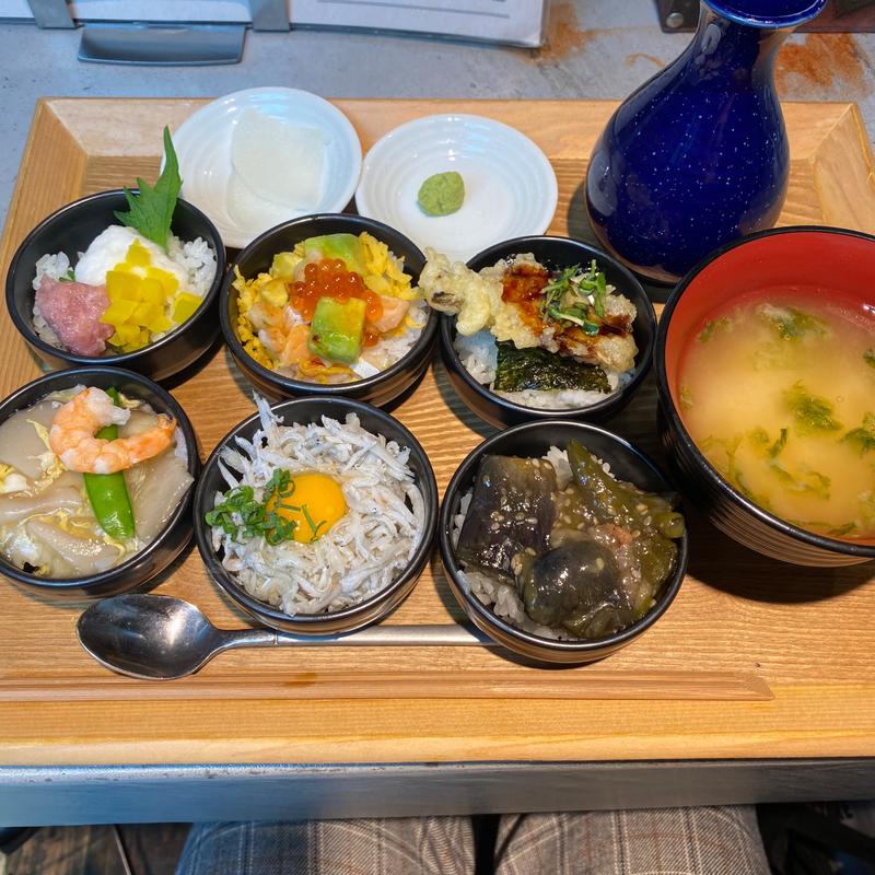 スタンダードおちょこ丼ランチ(UOHIDE 渋谷 Sakura Hill)