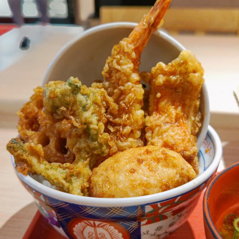 金目鯛と春野菜(天麩羅えびのや ウィング上大岡店)