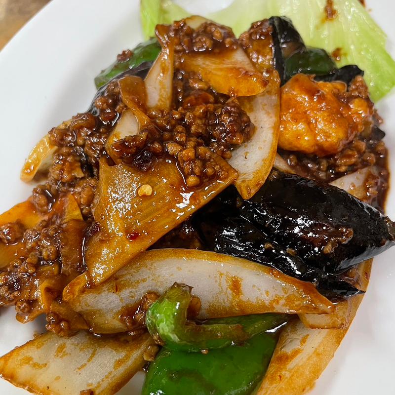 茄子みそ炒め(マルシン飯店 )