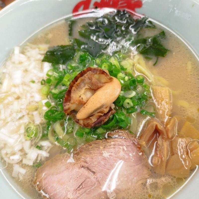 塩とんこつホタテラーメン(ラーメン山岡家 千葉鎌ケ谷店)