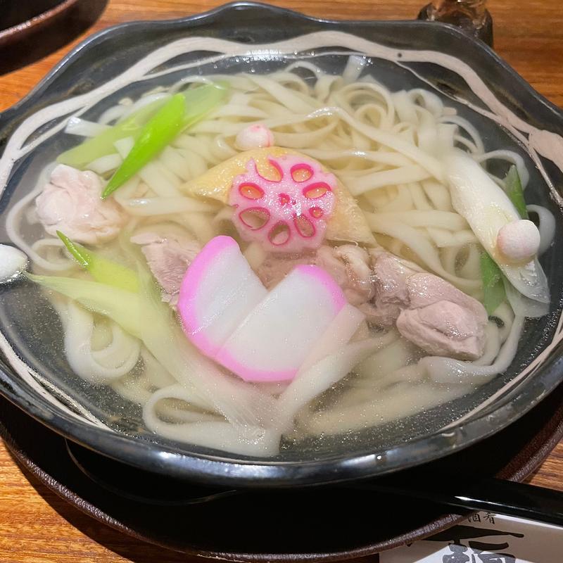 鶏南蛮きしめん（白）(㐂しや（きしや）)