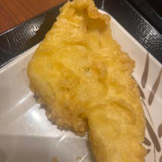 黄金カレイの天ぷら(丸亀製麺三木)