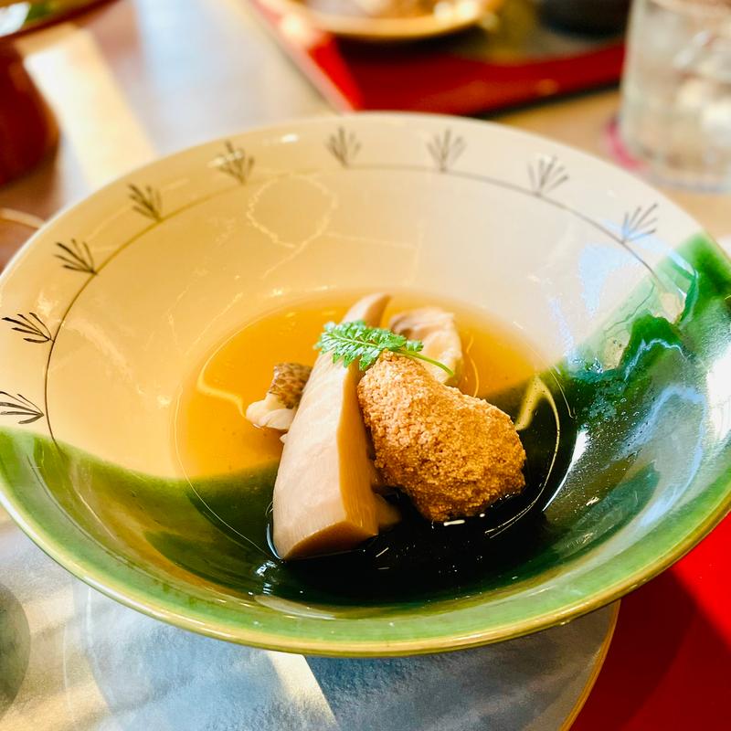 皐月　真鯛と竹の子煮(GLAMPROOKしまなみ)