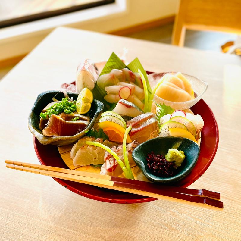 皐月　来島海峡真鯛姿造り(GLAMPROOKしまなみ)