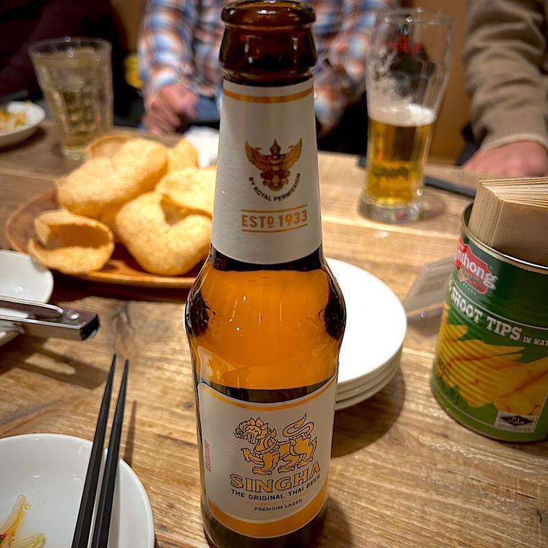 シンハービール(ビストロタイ)