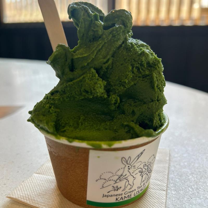 香碧 濃い抹茶 (シングル)(日本茶とジェラート かめうさぎ Ｐ2台)