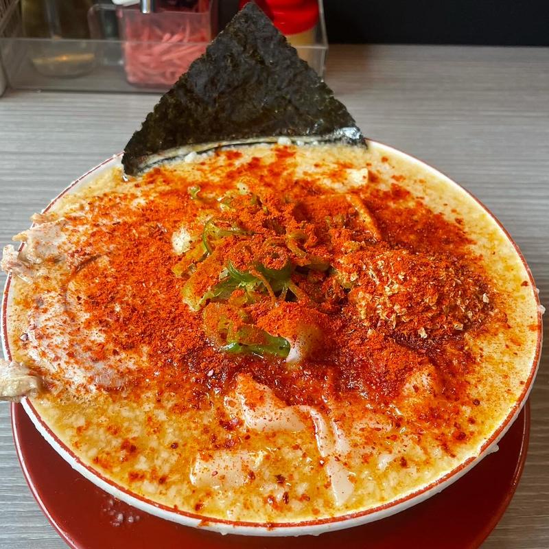 海老味噌ラーメン(背脂らーめん 背脂チャチャチャ)