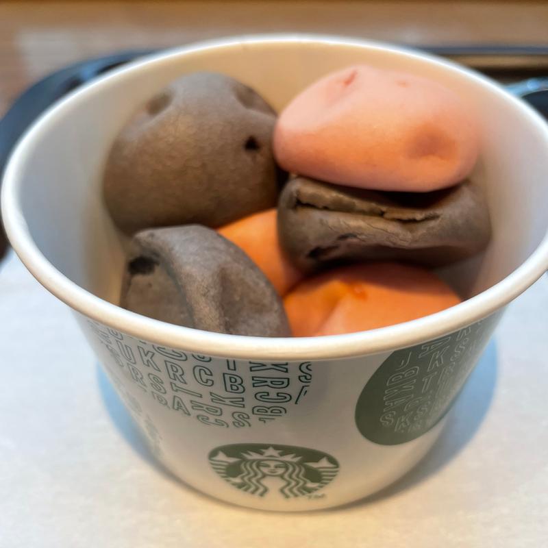 もっちりボール チョコ＆ストロベリーチョコ(スターバックスコーヒー 新橋駅前店)