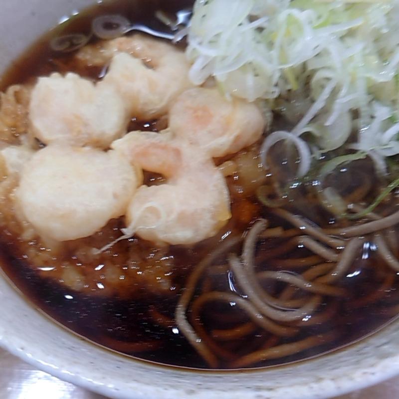 小えびかき揚げそば(そば処 二葉 神田南口店)