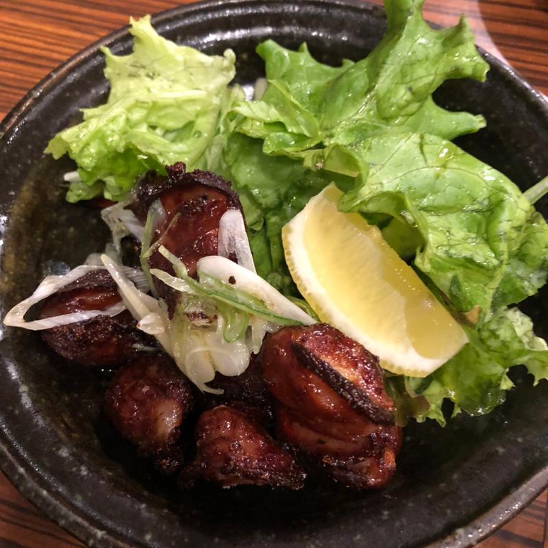 砂肝の葱塩ダレ(ルートイングランティア小牧)