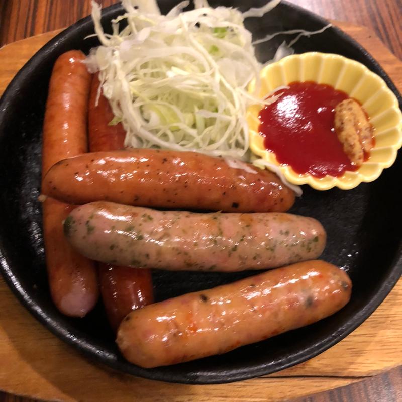 ソーセージ盛合せ(ルートイングランティア小牧)