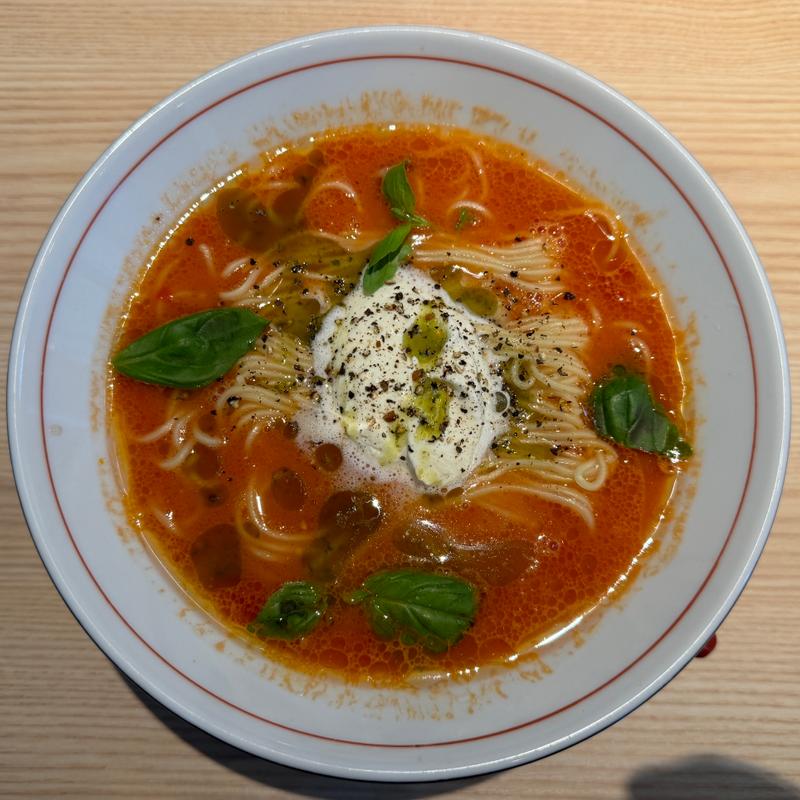 トマトクリームラーメン(拉麺開花(らーめんかいほう))