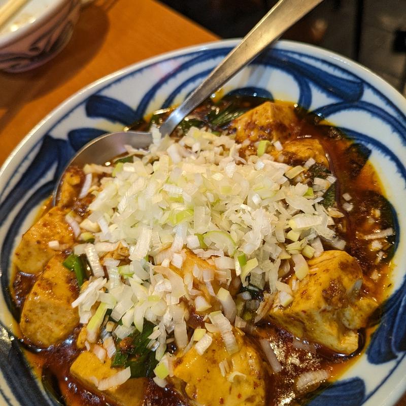 山椒香る麻婆豆腐(もつ千 赤坂本店)