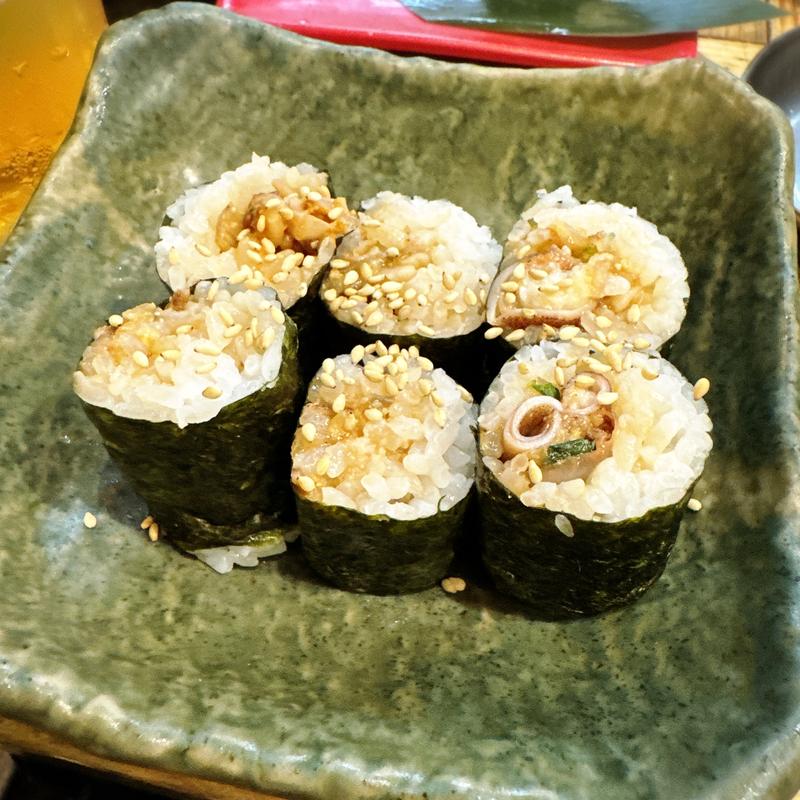 ホタルイカなめろう巻(大衆酒場 チャン栓チャン)
