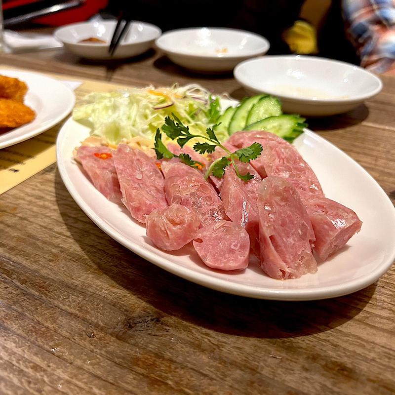 ネームソーセージの盛り合わせ(ビストロタイ)