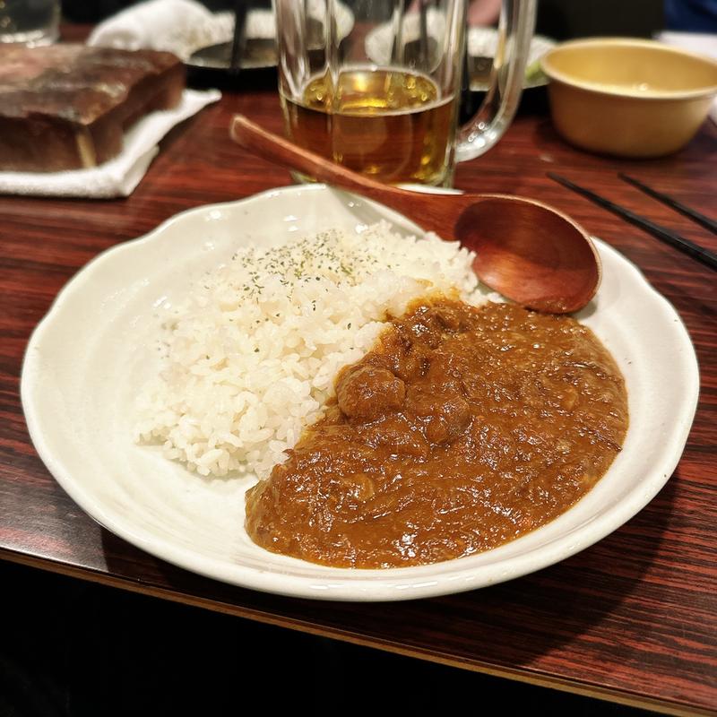和牛牛すじカレー(魅惑の七輪 らんまん （ミワクノシチリンランマン）)