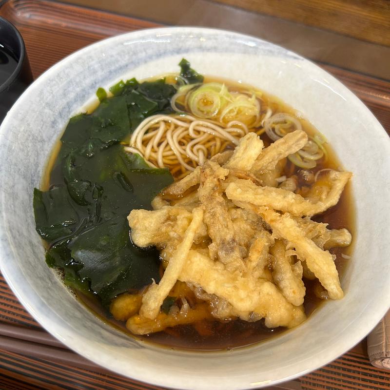 ごぼう天そば(みのがさ本店 お弁当生そばうどん)