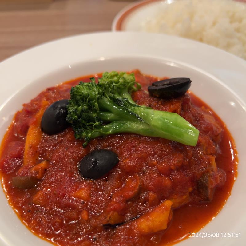 国産地鶏のトマト煮込み(GRAND TIME CAFE（グランタイムカフェ）神保町店)