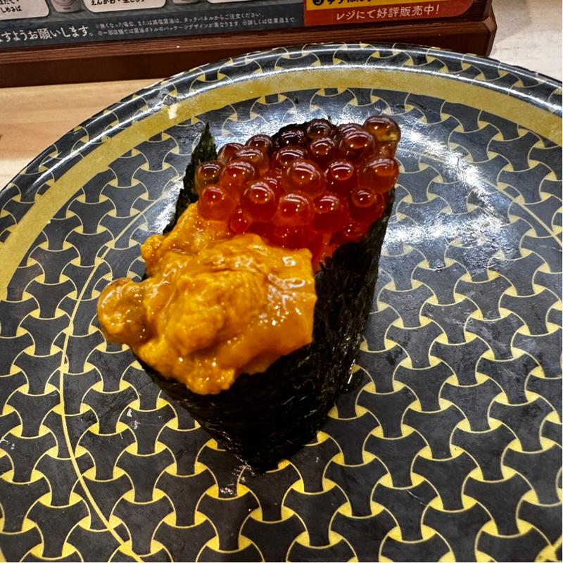 ウニ、いくら軍艦(はま寿司 東新小岩店)