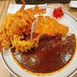 まるごとカニフライ、カツカレー(銀座スイス八重洲店（八重洲地下街）カレー専門店)