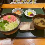 ネギトロ丼定食(日本料理 宮本)
