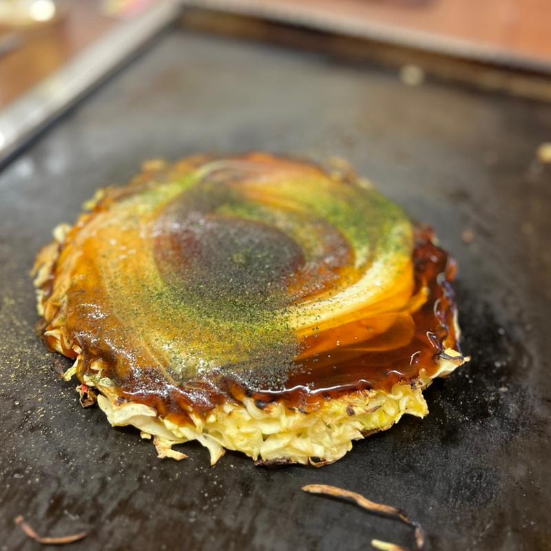 ぶた玉（チーズトッピング）(鶴橋風月 本店)