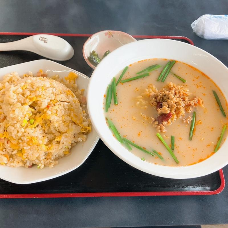 にんにく炒飯台湾ラーメン(満堂紅 笛吹店 )